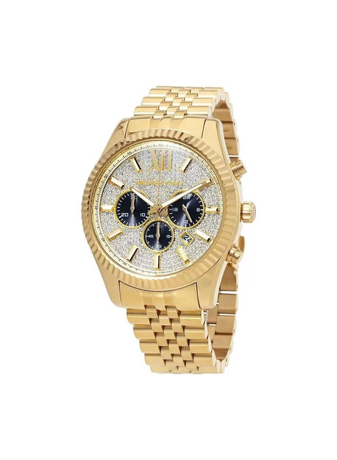 Michael Kors Men's Lexington Chronograph Stainless Steel Watch MK8494 - Image 1