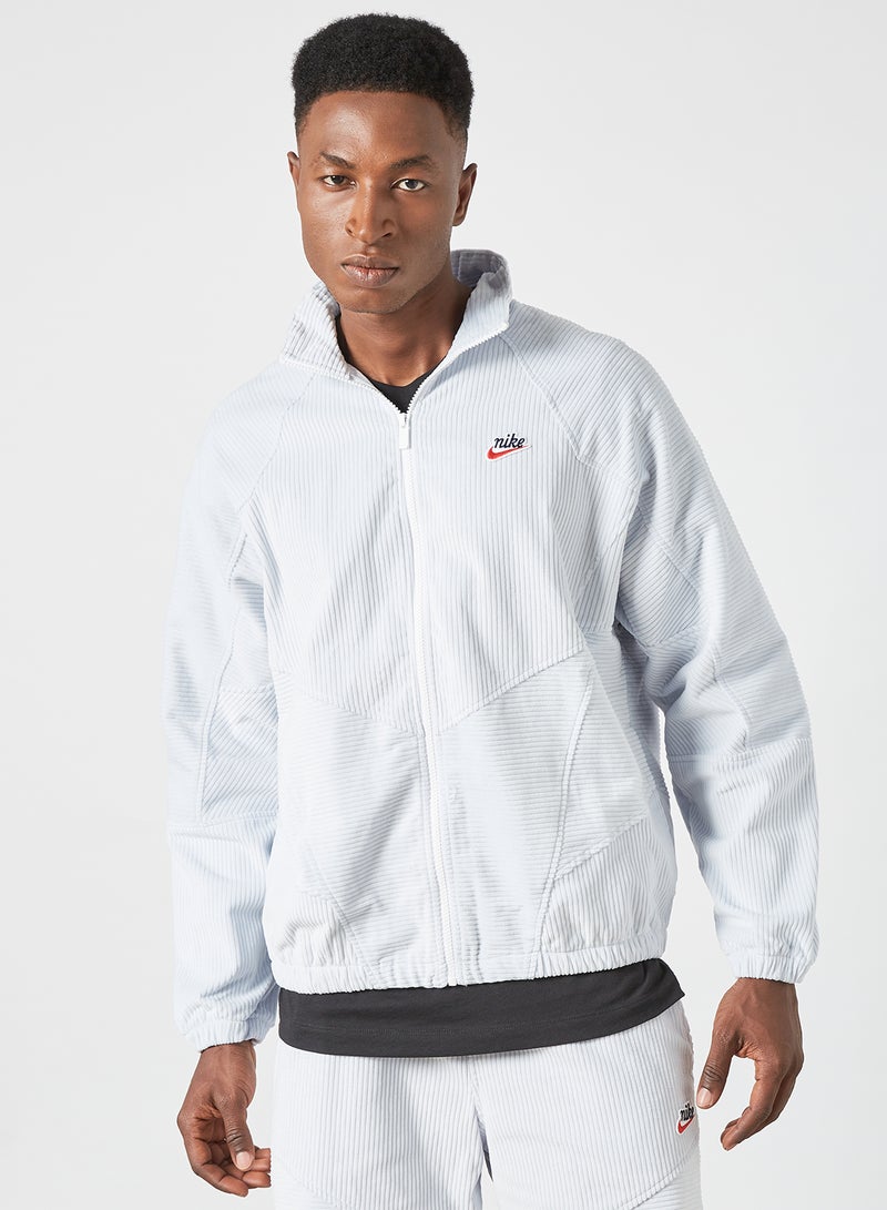 Nike - Heritage Windrunner Jacket Pure Platinum/White - Image 1