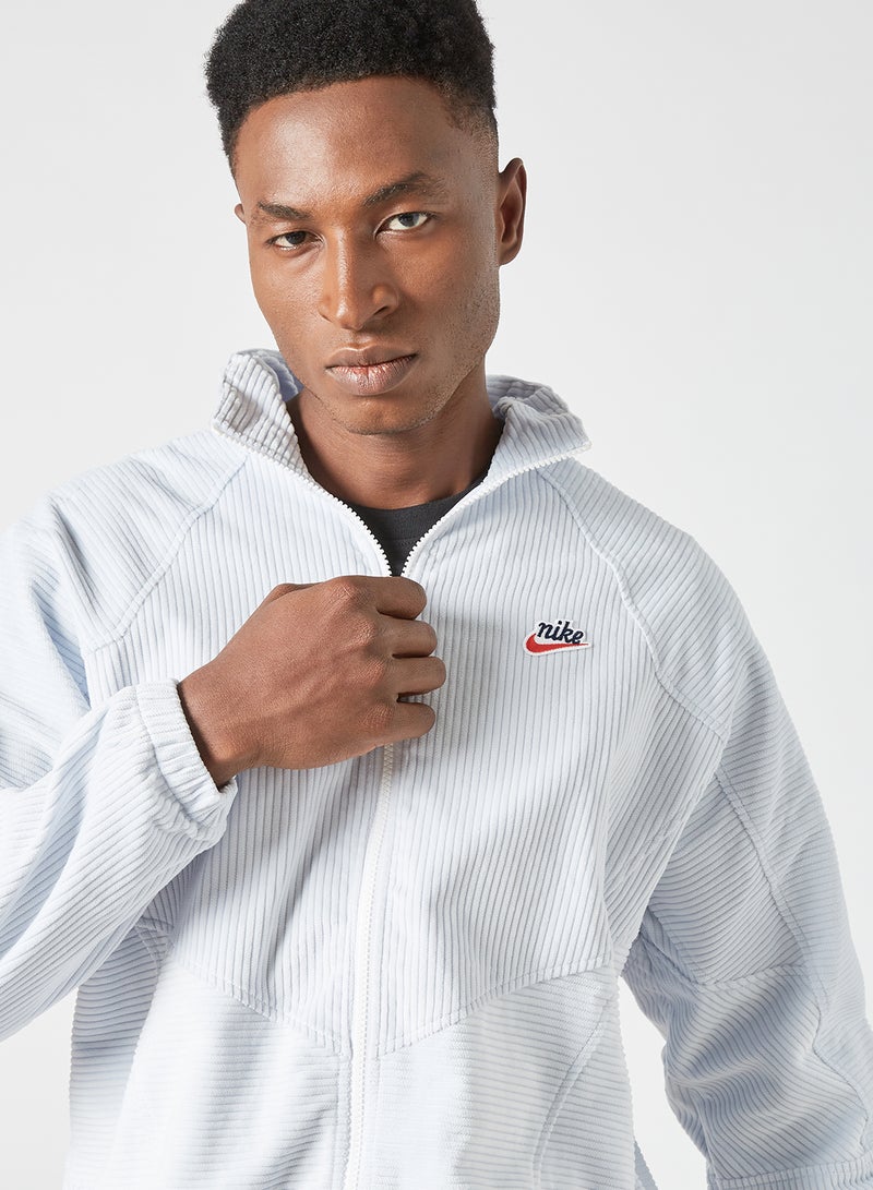 Nike - Heritage Windrunner Jacket Pure Platinum/White - Image 1