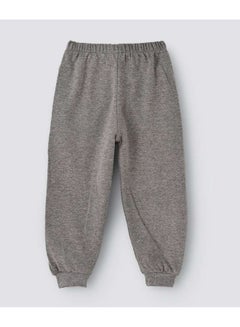 babyqlo Slogan Printed Mid-Rise Joggers Grey  - Image 2