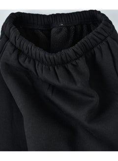 babyqlo 3-Stripes Detail Mid-Rise Joggers Black/White  - Image 5