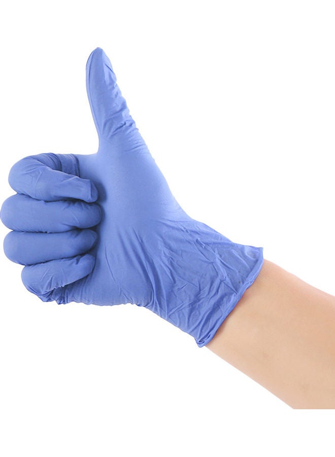 Generic 50-Piece Thick Powder-Free Rubber Latex Stretchy Disposable Gloves - Image 3