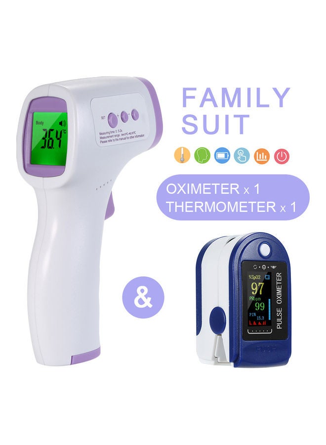 Generic - 2-Piece Digital Infrared Thermometer And Pulse Oximeter Set - Image 1