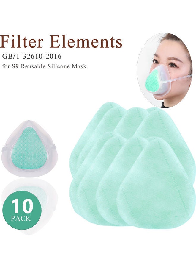 طَقم عناصر فلتر قابلة للاستبدال PM2.5 مكون من 10 قطع - Image 2