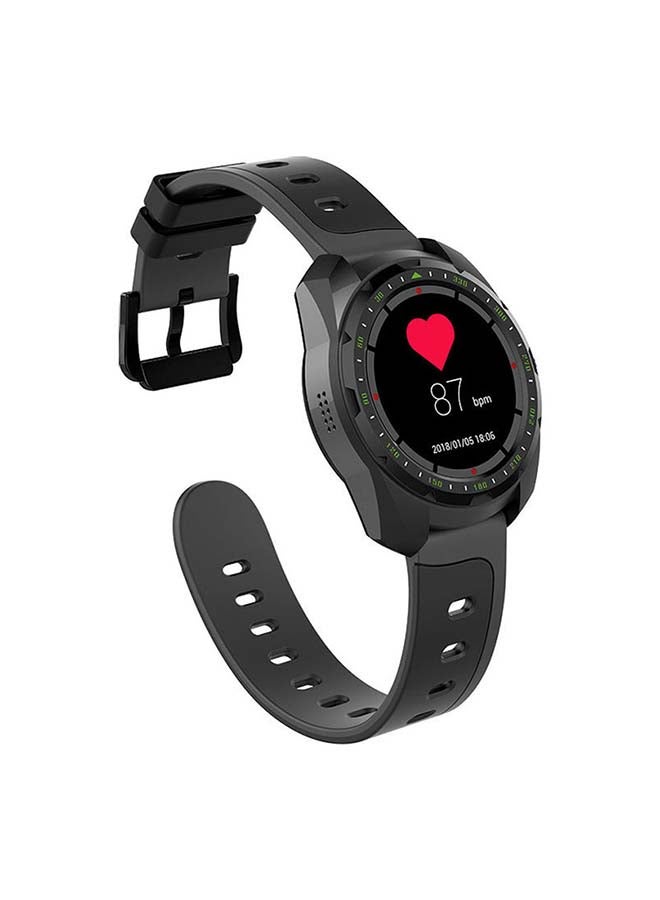 Kingwear - Waterproof Fitness Tracker Smartwatch With Mic Black - Image 1