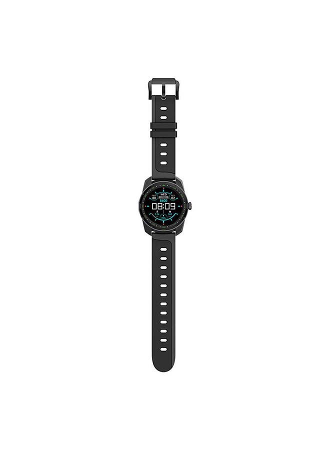 Kingwear - Waterproof Fitness Tracker Smartwatch With Mic Black - Image 1