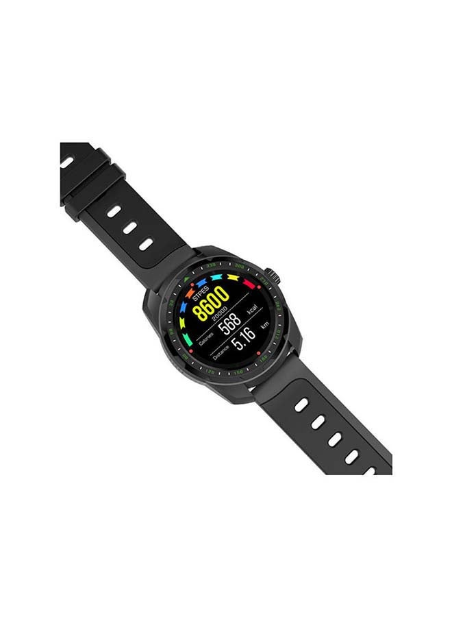 Kingwear - Waterproof Fitness Tracker Smartwatch With Mic Black - Image 1
