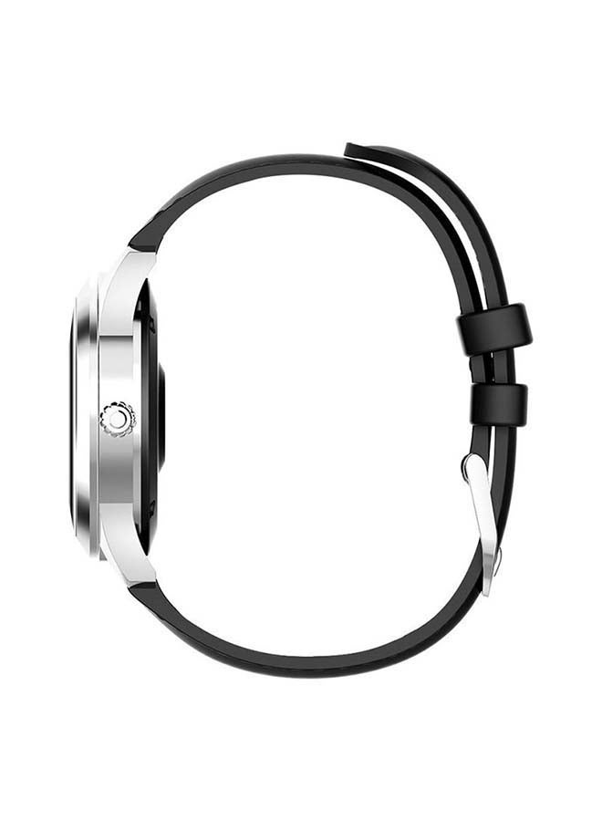 Kingwear - Fitness Tracker Smartwatch For Women With Physiological Reminder Heart Rate Monitor Black - Image 1