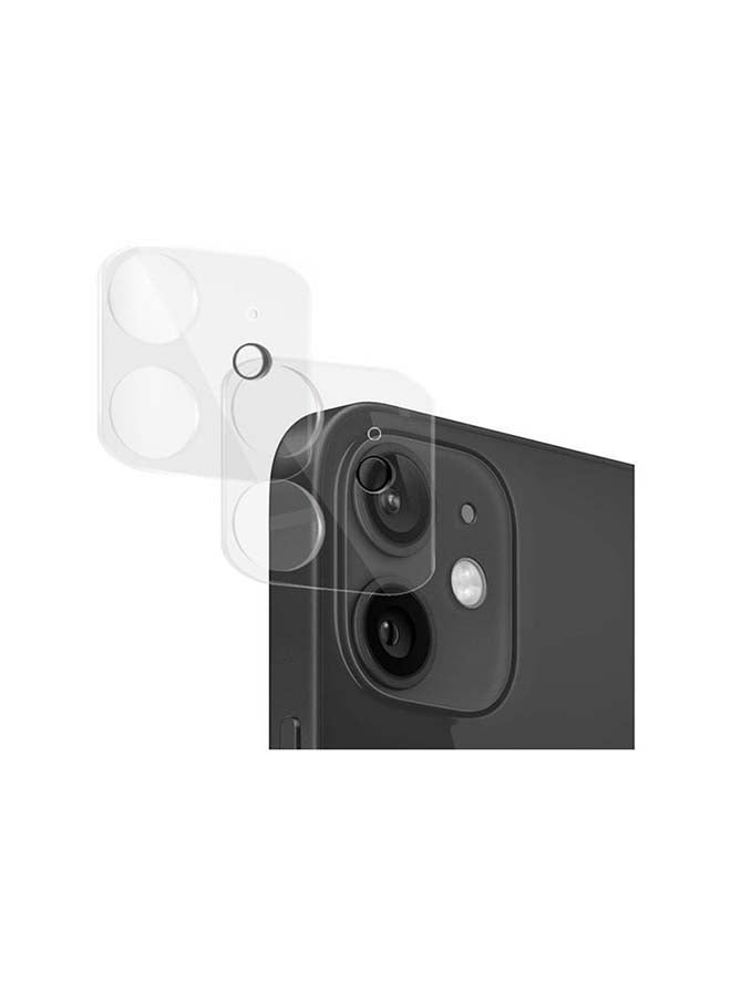 O Ozone 2-Piece Glass Lens Protector For Apple iPhone 12 Clear