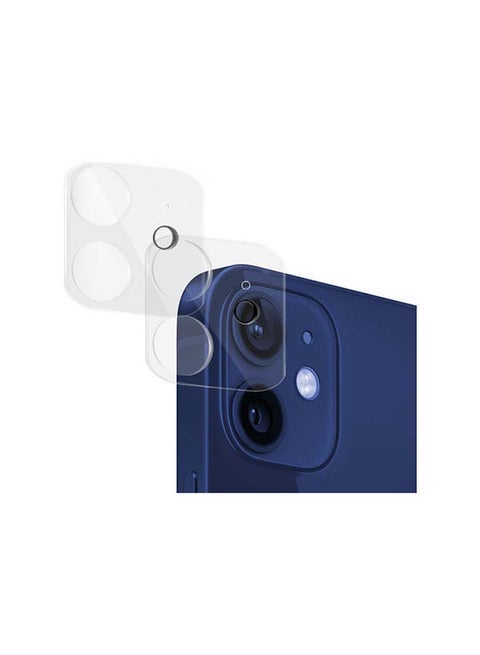 2-Piece Glass Lens Protector For Apple iPhone 12 Mini Clear