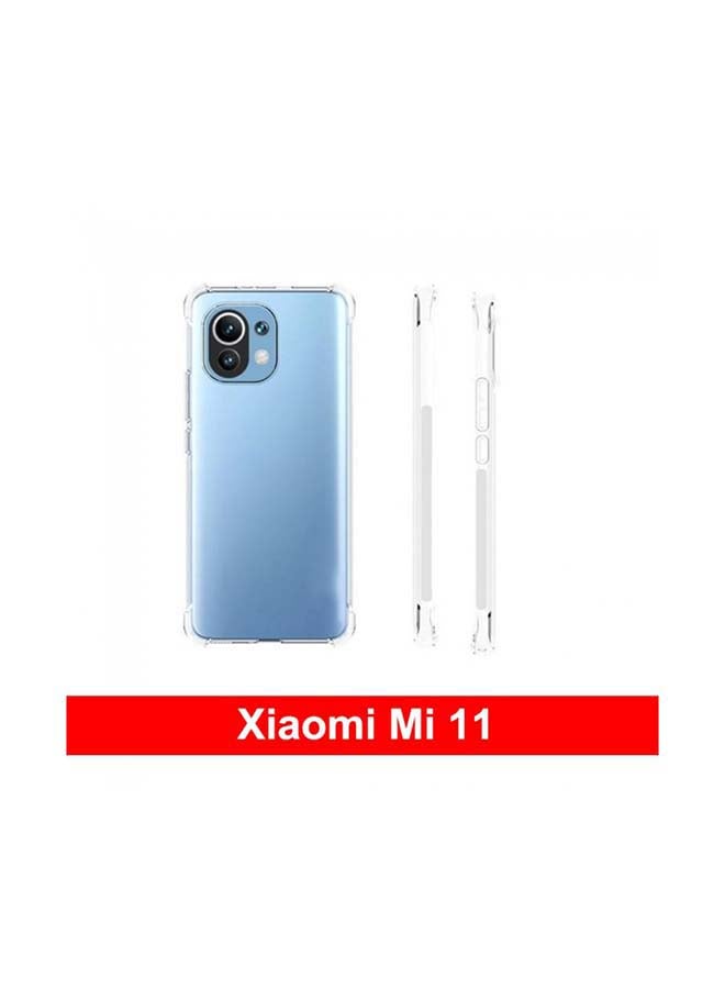 مارجون غطاء حماية جوريلا بحواف مرتفعة مقاوم للصدمات لهاتف شاومي مي 11 لون شفاف شفاف - Image 2