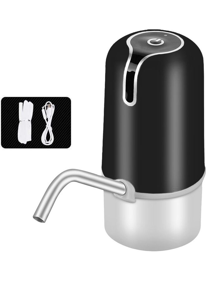 مضخة مياه شرب قابلة للشحن بمنفذ USB أسود 16x8x7.5سم  - Image 2