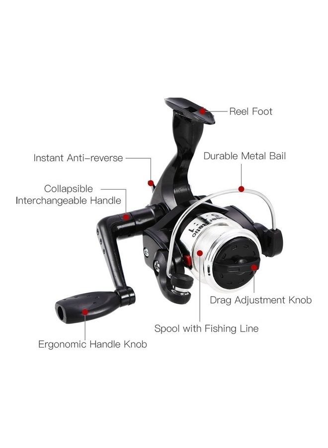 Generic Pen Fishing Rod And Reel Combo Aluminum Alloy 24x14.5x6.5cm  - Image 3