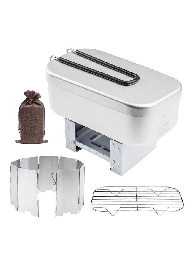 Generic Mini Folding Stove And Lunch Box 17.5x10.6x7.5cm  - Image 1