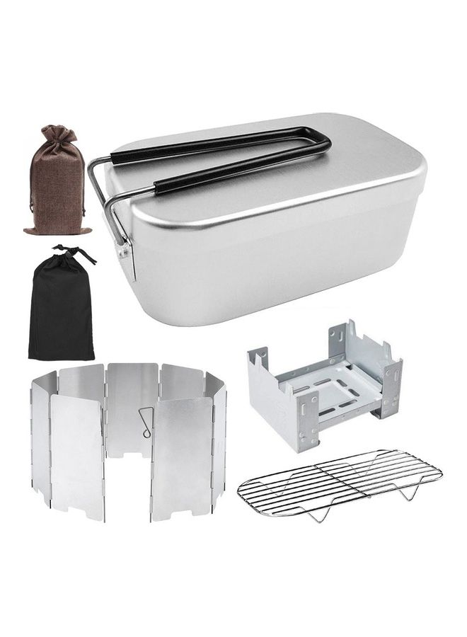 Generic Mini Folding Stove And Lunch Box 17.5x10.6x7.5cm  - Image 2