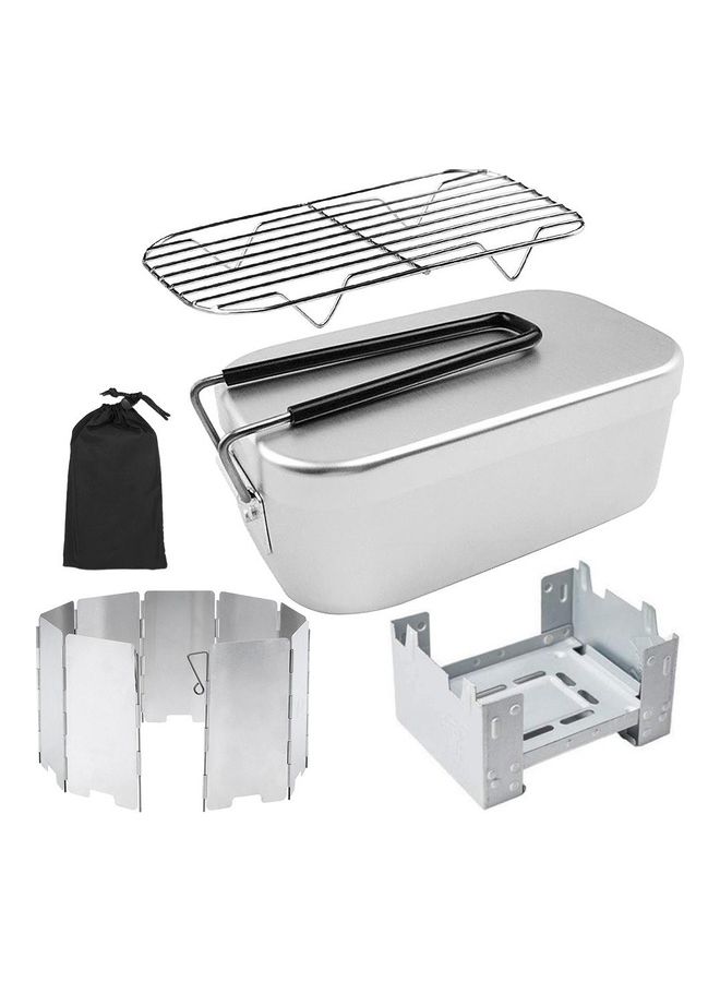 Generic Mini Folding Stove And Lunch Box 17.5x10.6x7.5cm  - Image 4
