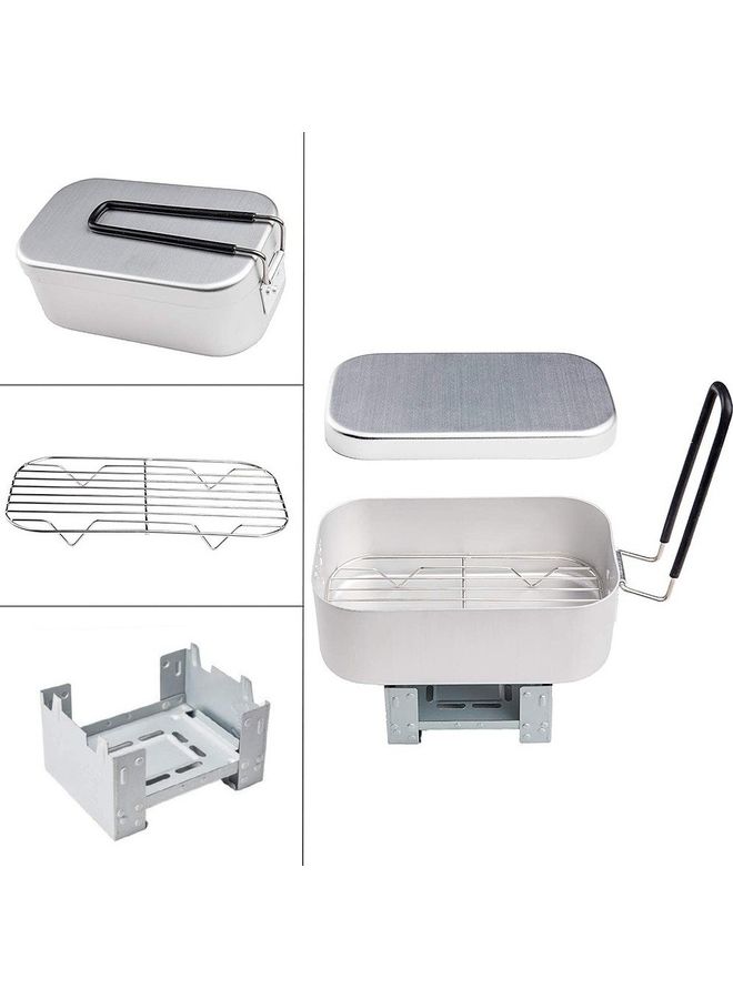 Generic Mini Folding Stove And Lunch Box 17.5x10.6x7.5cm  - Image 5
