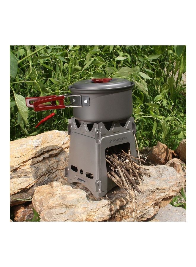 TOMSHOO Camping Wood Stove Portable Folding 17.7 X 15 X 2.7cm  - Image 3