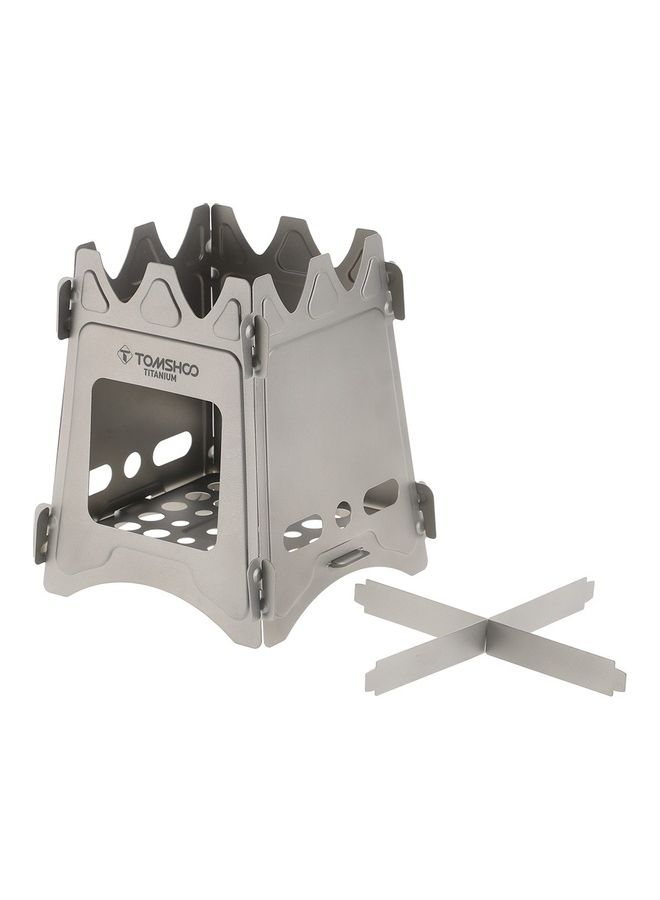 TOMSHOO Camping Wood Stove Portable Folding 17.7 X 15 X 2.7cm  - Image 5