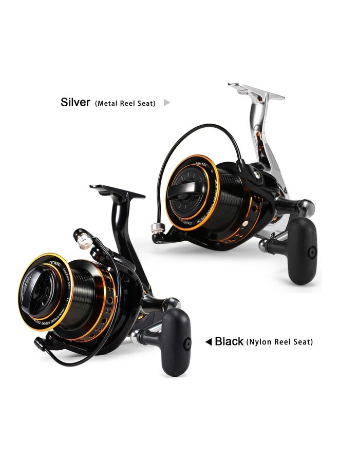 بكرة صيد دوارة كبيرة دوارة مع مقبض قابل للتبديل لليسار واليمين 17x17x13سم - Image 3