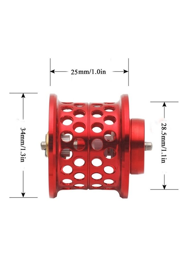 Lizard Aluminum Alloy Spool Simple Portable Practical and Durable Baitcasting Fishing Reel  - Image 2