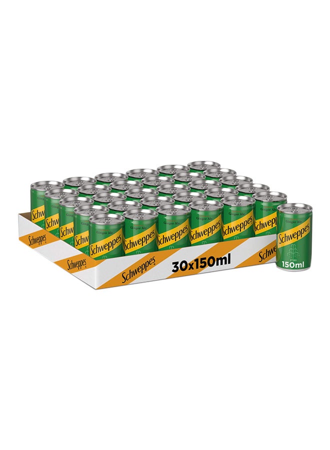 شويبس - علب مشروب الزنجبيل 150ملليلتر عبوة من 30 قطعة - Image 1