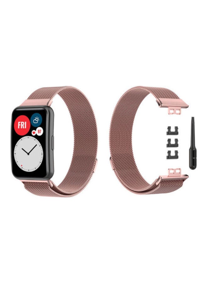 SHAPINGFORCE - Replacement Band For Huawei Watch Fit/Elegant Rose Gold - Image 1