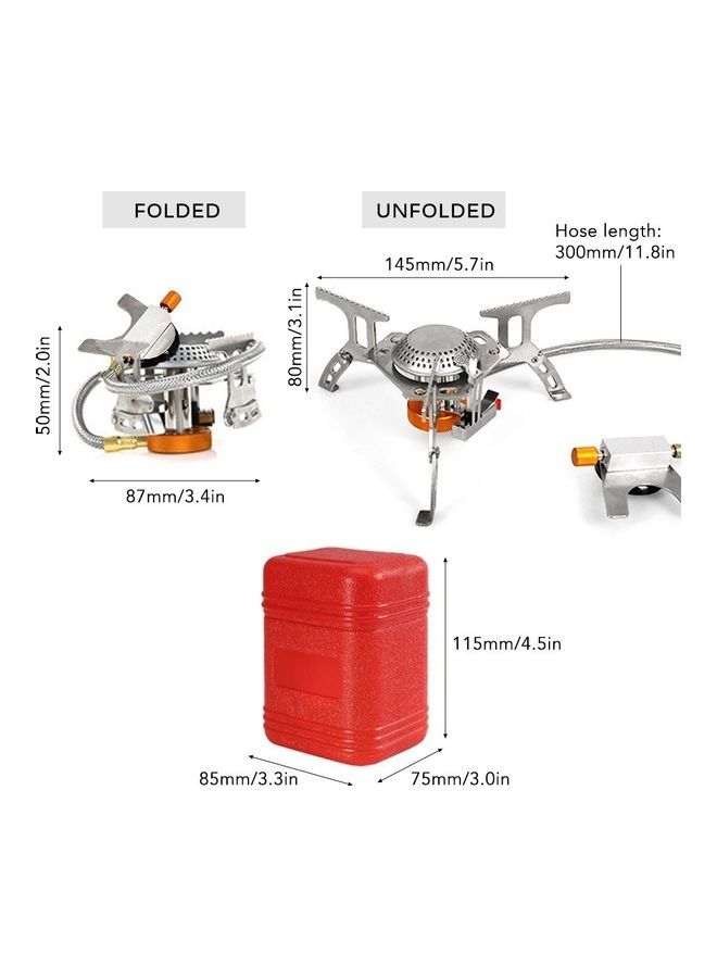 Generic Ultralight Portable Camping Stove with Storage Case 3.3 x 3.0 x 4.5inch - Image 2