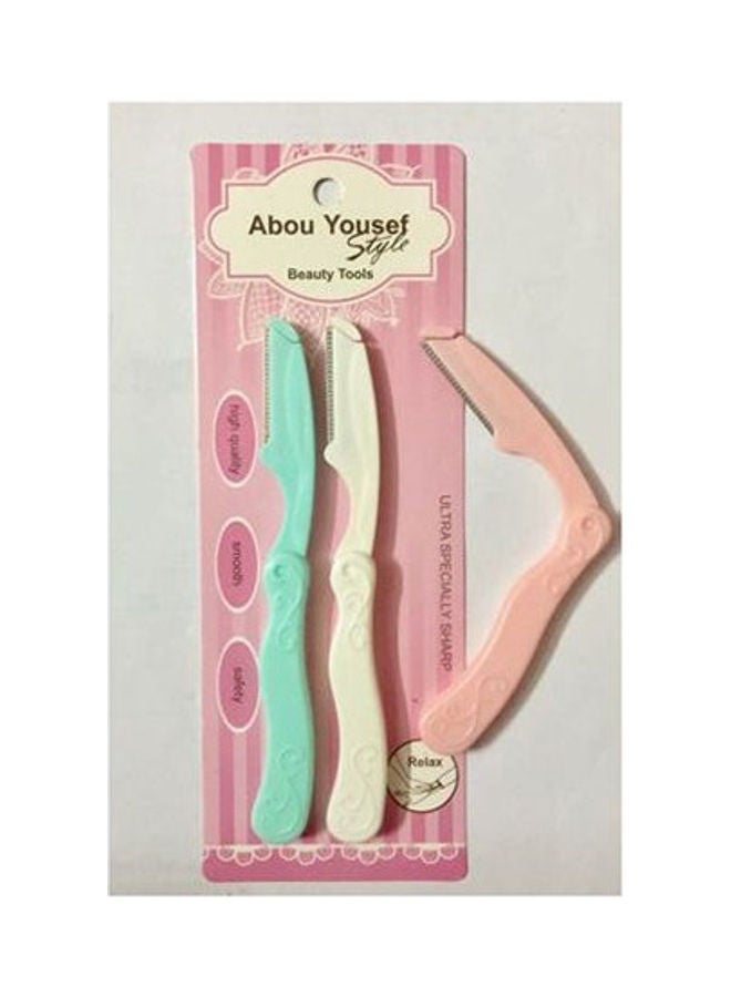 شفرة حلاقة فيذر للوجه والجسم - 3 قطع متعدد الألوان - Image 1