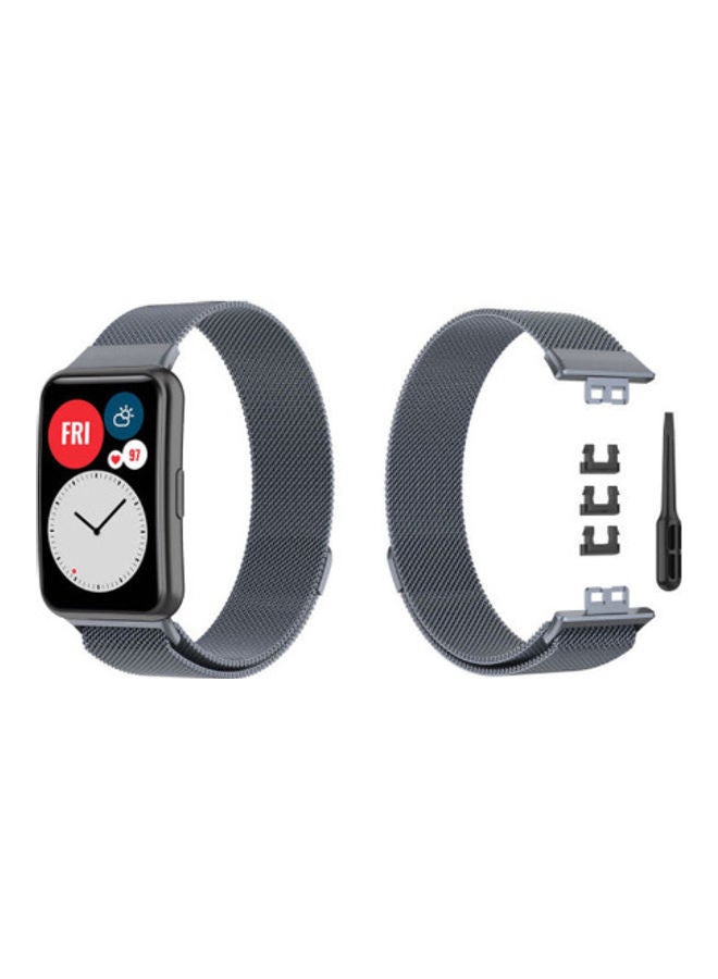 SHAPINGFORCE Replacement Band For Huawei Watch Fit/Elegant Space Grey - Image 1