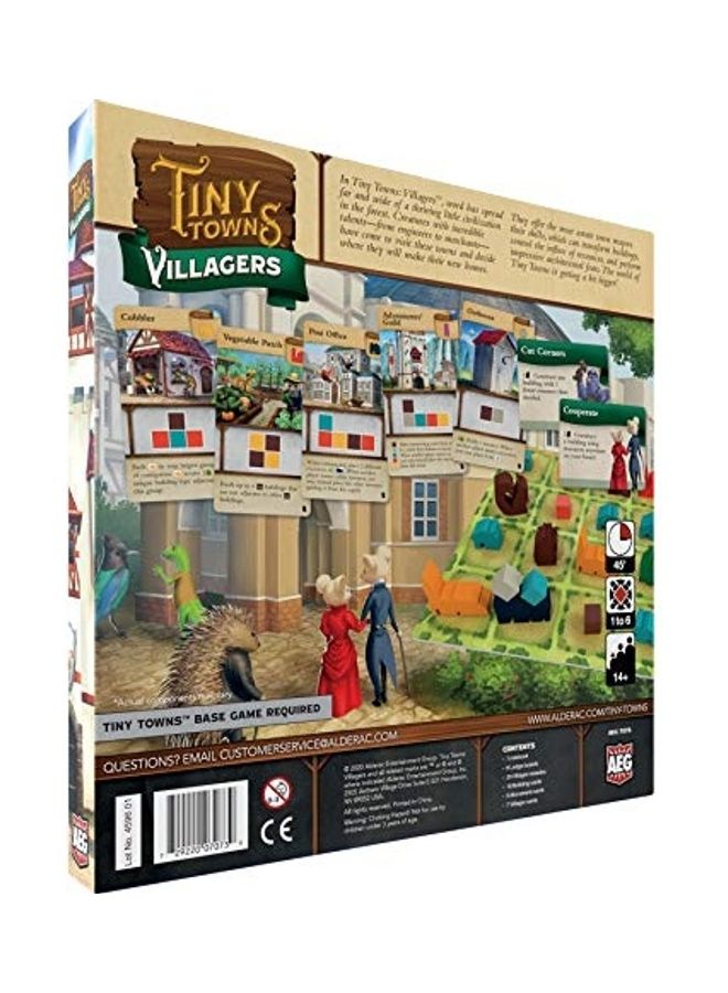 Alderac Entertainment Group (AEG) - Tiny Towns Villagers Expansion Board Game - Image 1
