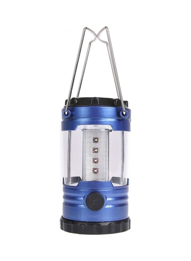 Generic Lightweight 12 LED Tent Hanging Lantern with Stainless Steel Handle 16 x 8.5 x 8.5cm - Image 1