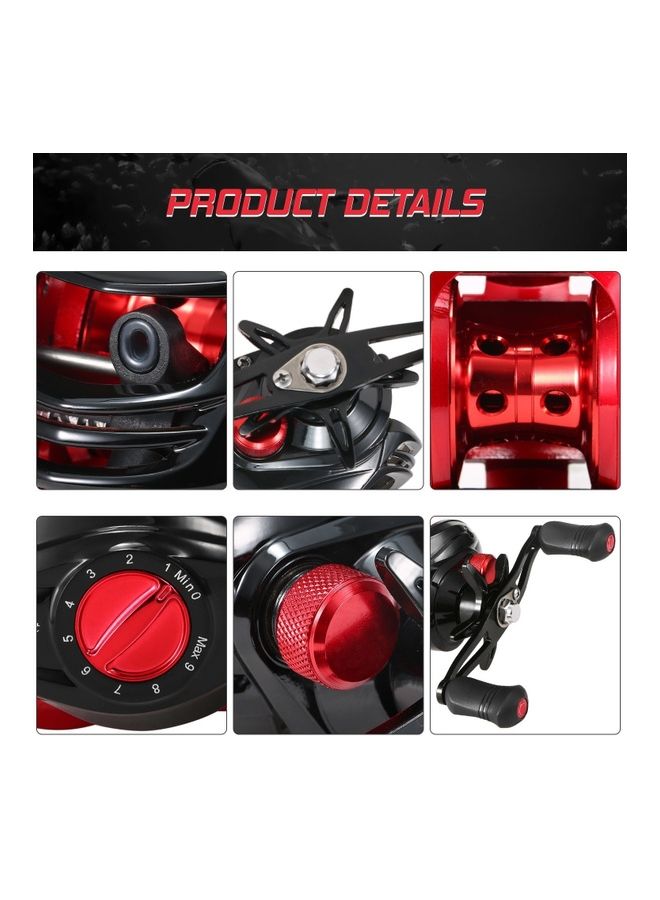 EXBERT - 18+1BB Ball Bearings with High Speed 7.2: 1 Gear Ratio Magnetic Brake System Baitcasting Fishing Reel - Image 1
