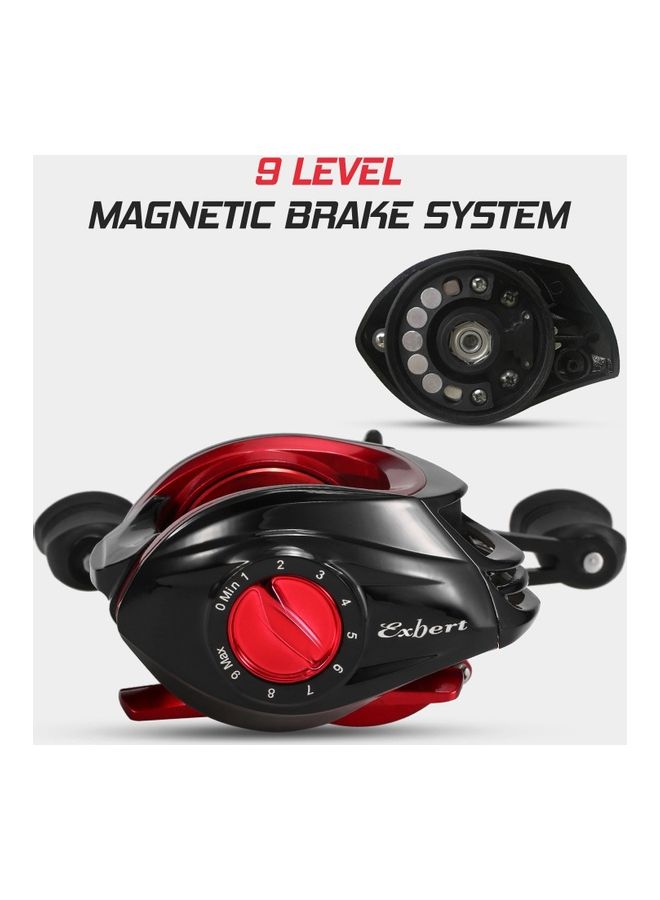 EXBERT - 18+1BB Ball Bearings with High Speed 7.2: 1 Gear Ratio Magnetic Brake System Baitcasting Fishing Reel - Image 1