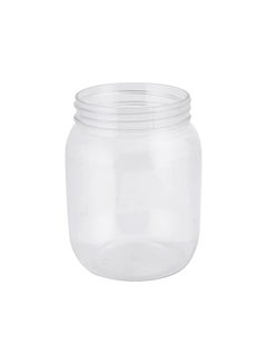 DELCASA Plastic Round Jar 1500ml Yellow/Clear  - Image 2