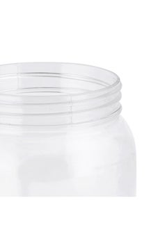 DELCASA Plastic Round Jar 1500ml Yellow/Clear  - Image 3