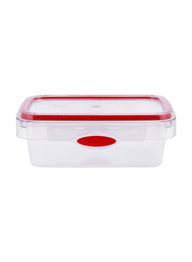 DELCASA Smart Unlock Stroge Container Red/Clear 400ml  - Image 1