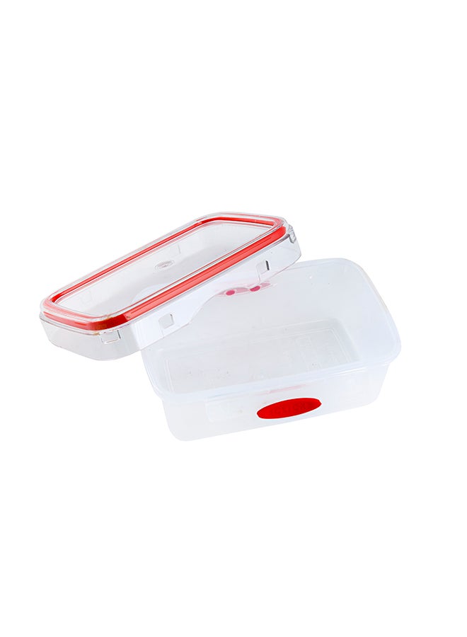 DELCASA Smart Unlock Stroge Container Red/Clear 400ml  - Image 2