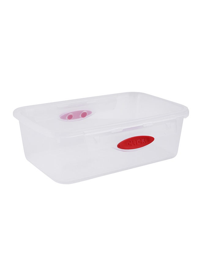 DELCASA Smart Unlock Stroge Container Red/Clear 400ml  - Image 4