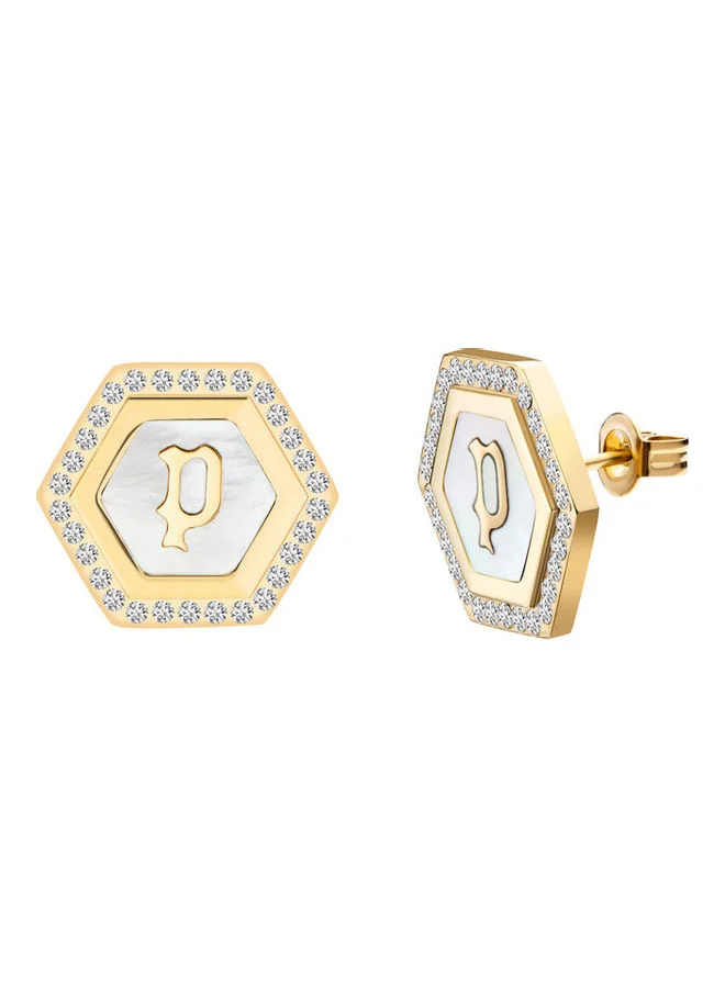 POLICE Police Gold Plated Earrings for Women - PEJLE2104022