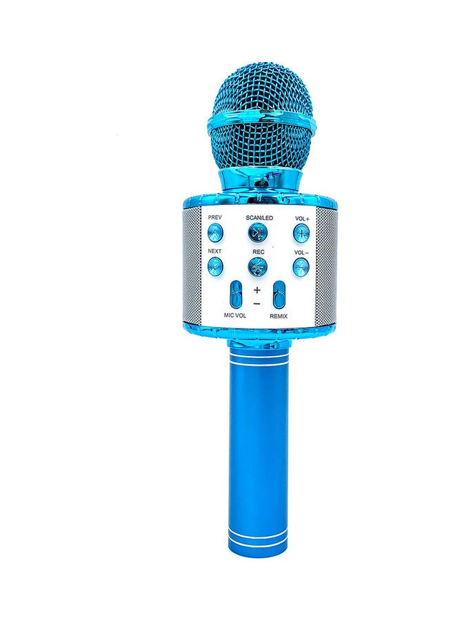 Generic Illuminated Condenser Microphone LU-VH50-17 Blue 