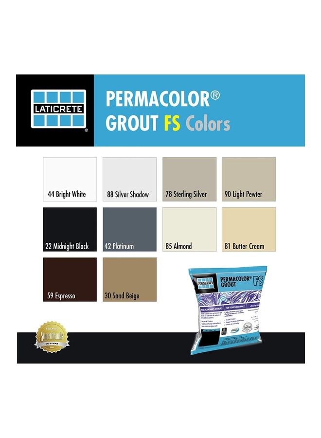LATICRETE Permacolour Fs Grout Powder 78 Sterling Silver 290x290x105mm  - Image 2