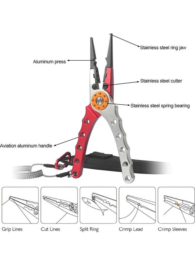 Generic - Multifunctional Line Cutter and Hook Remover For Fishing with Cover - Image 1