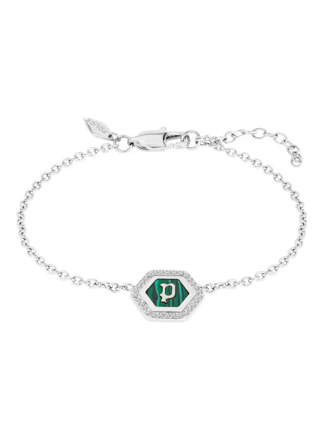 بوليس POLICE Ornate Stainless Steel Bracelet for Women - PEJLB2104011