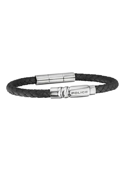 بوليس Men's Cylinder Staineless Steel Bracelet