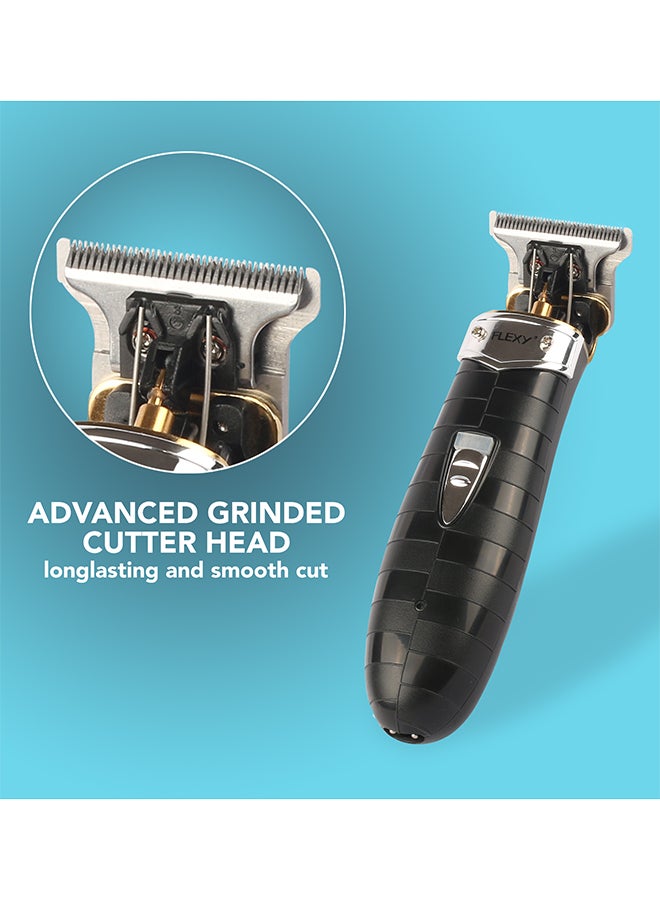 Cordless Professional Hair Clipper With 4 Guide Combs Black/Silver 20cm - v1618135942/N45590759A_2