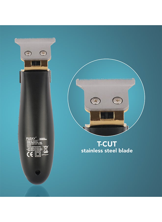 Cordless Professional Hair Clipper With 4 Guide Combs Black/Silver 20cm - v1618135942/N45590759A_3