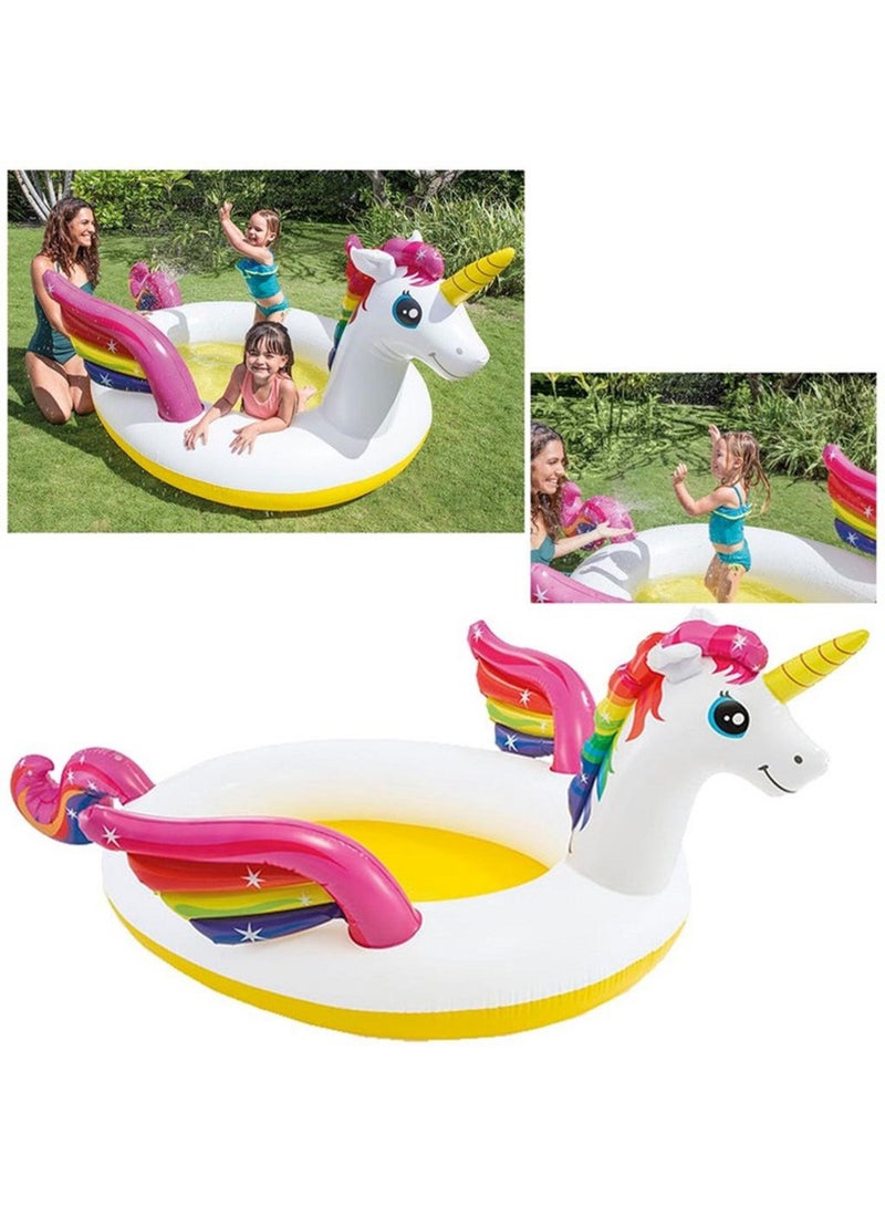 INTEX Mystic Unicorn Pool 272x193x104cm - Image 2