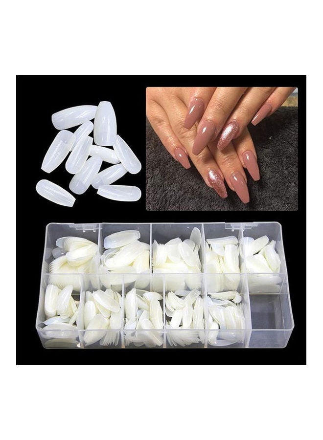 False Nails - 500 Pieces White - Image 1