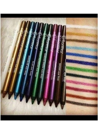 Eyeliner Set, 12 Colors Multicolour - v1618141027/N46452531A_1
